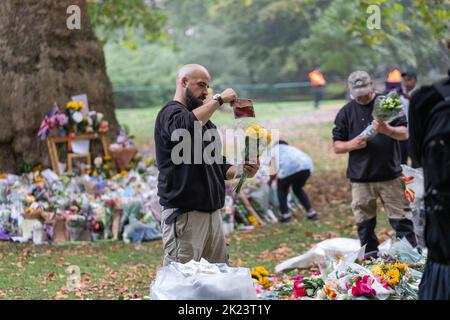 Die Nation trauert weiterhin um den Verlust von Königin Elisabeth II. Am Donnerstag. Bild aufgenommen am 11.. September 2022. © Belinda Jiao jiao.bilin@gmail.com 0 Stockfoto