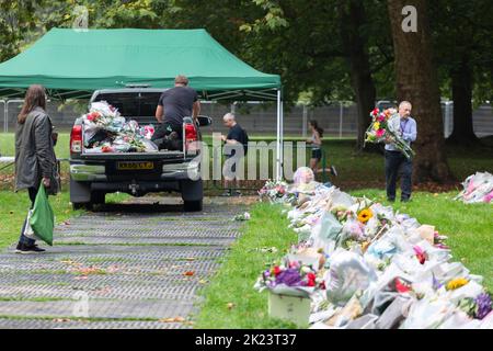 Die Nation trauert weiterhin um den Verlust von Königin Elisabeth II. Am Donnerstag. Bild aufgenommen am 11.. September 2022. © Belinda Jiao jiao.bilin@gmail.com 0 Stockfoto