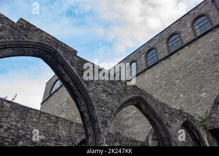 Ein Bild der St. Audoen Kirche in Dublin. Stockfoto