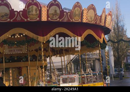 Valkenburg; NIEDERLANDE - DECEMBER 04, 2019: Karte, Straßenkarte von Valkenburg in Holland, Niederlande Stockfoto