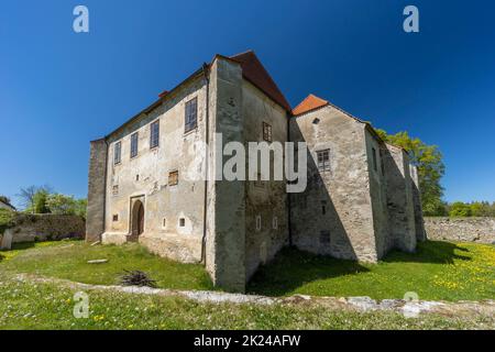 Festung Cuknstejn bei Nove hrady, Südböhmen, Tschechische Republik Stockfoto