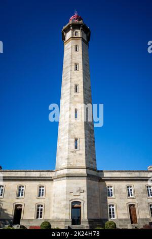 Whale Lighthouse - Phare des baleine - in Re Island, Frankreich Stockfoto