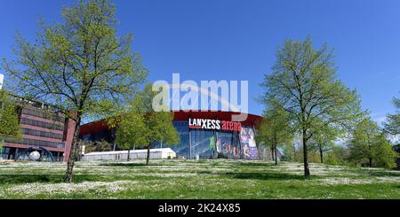 Köln, Deutschland 17. April 2022: LANXESS Arena Deutschlands´s größte Hallenarena Stockfoto