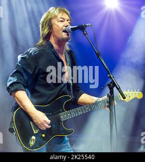 Chris Norman am 11. Juni 2022 live in der Parkbühne Wuhlheide beim traditionellen Sommerfest des Berliner Rundfunks 91,4. Stockfoto