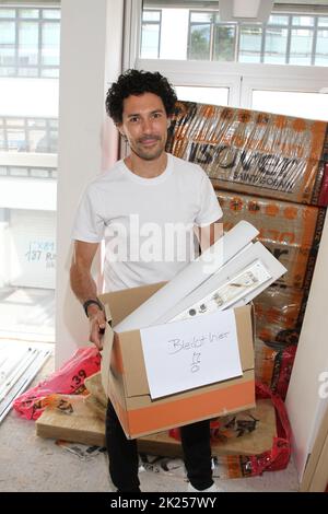 Boris Entrup, Sneak Peak auf der Baustelle Dunkelziffer, Hamburg, 22.06.2022 Stockfoto