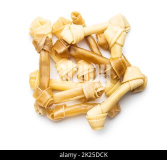 Delikatesse für Hunde. Kauknochen für Hund Stockfoto
