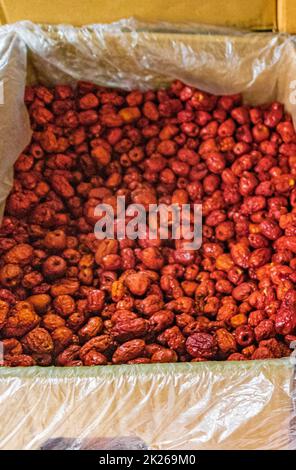 Thailändisches chinesisches Street Food Samen Nüsse China Town Bangkok Thailand. Stockfoto