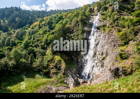 Kaskade von partschins, südtirol, italien Stockfoto