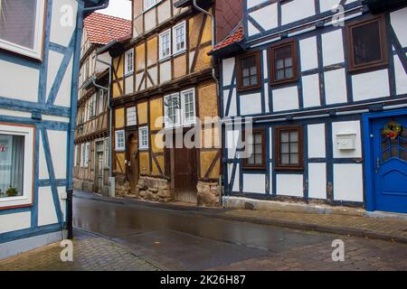 Die Stadt Bad Sooden-Allendorf im Werra-Tal in Deutschland Stockfoto