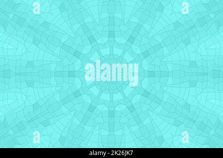 Eine kaleidoskopische abstrakte computergenerierte Grafik Stockfoto