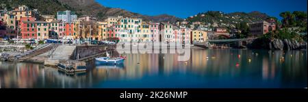 Stadtbild von Nervi Stockfoto