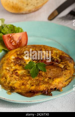 Tortilla espanola Stockfoto