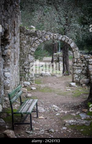 Die Ruinen der Stadt Olympos, Türkei Stockfoto