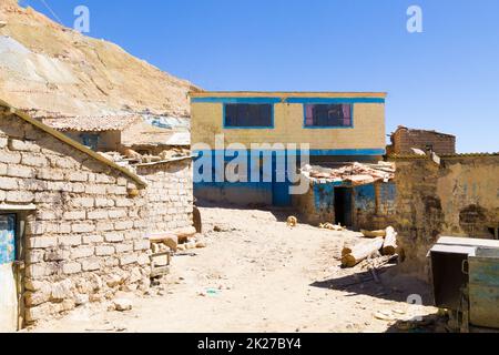 Blick auf die Bergbaustadt Potosi, Bolivien Stockfoto