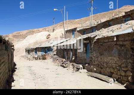 Blick auf die Bergbaustadt Potosi, Bolivien Stockfoto