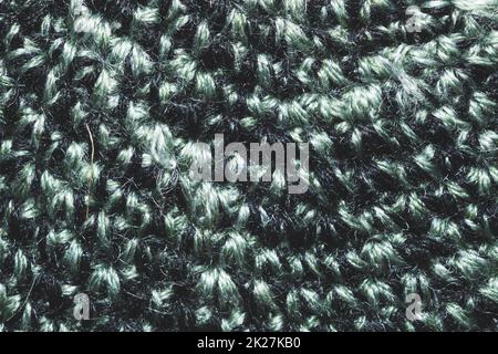 Nahaufnahme des gestrickten Hintergrunds. Wollstruktur Stockfoto