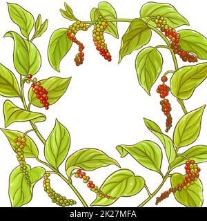 Schwarzer gemahlener Pfeffer Stockfoto