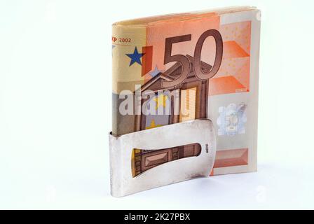 Banknoten als Symbol für Geld, Macht und Reichtum Stockfoto