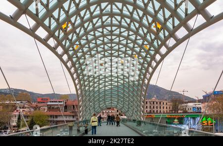 Die Brücke Des Friedens Stockfoto