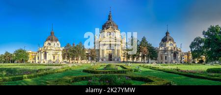 Szechenyi Bad in Budapest, Ungarn Stockfoto