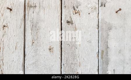 Holzstruktur Weiße Holzstruktur mit natürlichen Mustern auf dem Hintergrund. Holzfußboden, alte Hintergrundfläche von natürlichen Bäumen. Stockfoto