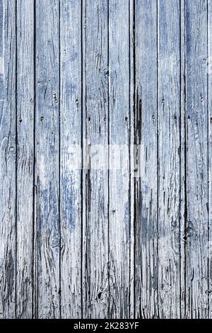 Helles Blau alte Holz Dielen Hintergrund Stockfoto