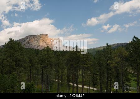 Crazy Horse Memorial, Black Hills, South Dakota, USA Stockfoto