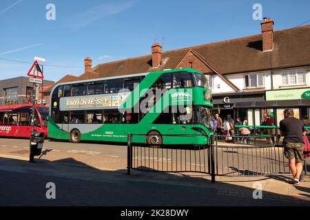 Öffentliche Verkehrsmittel Bus in West Bridgford, Nottinghamshire, Großbritannien Stockfoto