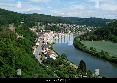 Neckarsteinach Stockfoto