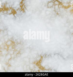 Weiße Marmorstruktur mit Gold Stockfoto