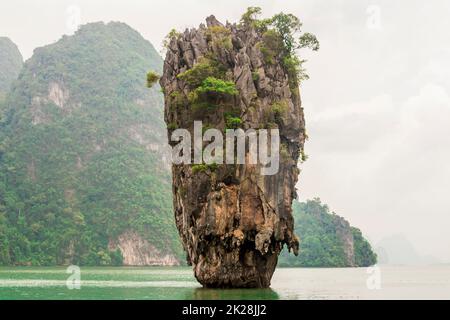 James-Bond-Insel Thailand. Phang-Nga-Bucht Phang-Nga-Bucht. Stockfoto