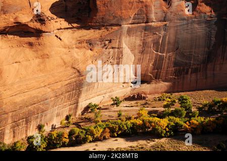 Das Weiße Haus Ruiniert Den Canyon De Chelly Stockfoto