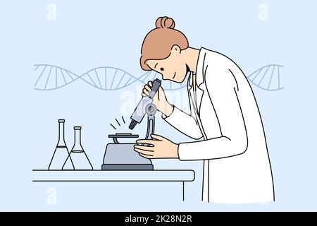 Chemiewissenschaft und Forschungskonzept Stockfoto