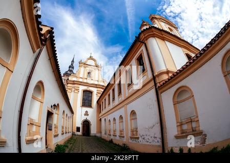 Kirche der Himmelfahrt der seligen Jungfrau Maria, Pilsen Stockfoto