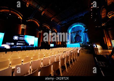 09/19/2022 New York, New York Atmosphäre bei der unaufhaltsamen Afrika-Konferenz, die in der Cipriani 42. Street in New York City, Montag, 19. September 2022, stattfand. Foto von Jennifer Graylock-Graylock.com 917-519-7666 Stockfoto