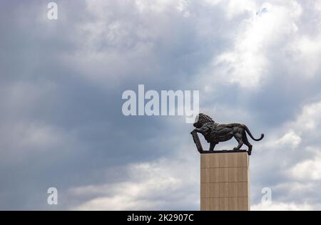 Statue von General Milan Rastislav Stefanik Stockfoto