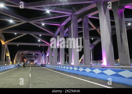 Kalkutta, Indien. 22. September 2022. Die neu errichtete Tala-Brücke wurde vom westbengalischen Chief Minister Mamata Banerjee in Kalkutta eingeweiht. Die geschätzten Kosten für die neu errichtete Tala Bridge belaufen sich auf rund 468 Rs. (Foto von Dipa Chakraborty/Pacific Press) Quelle: Pacific Press Media Production Corp./Alamy Live News Stockfoto