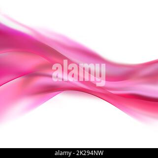 Fließende rosa Linien Stockfoto