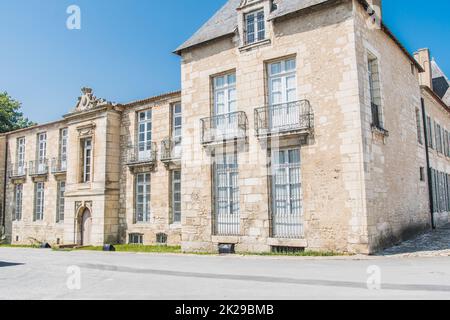 Tür des Arsenals von Rochefort Stockfoto