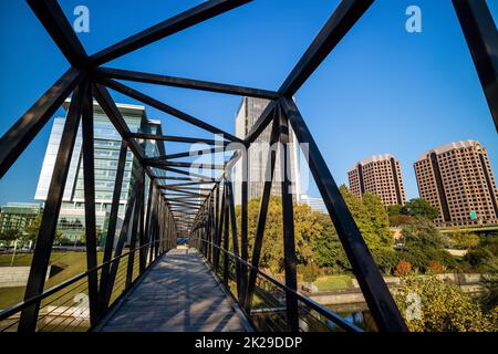 Blick auf die Skyline in Richmond, Virginia. Stockfoto