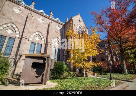 Yale-Universitätsgebäude in New Haven, CT, USA Stockfoto