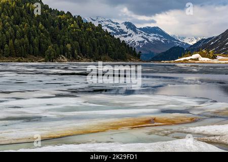 Landschaft in der Nähe von Staller Sattel, Hohe Tauern Osttirol, Österreich Stockfoto