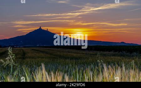 Házmburk in der Ceske Stredohori, Tschechische Republik Stockfoto