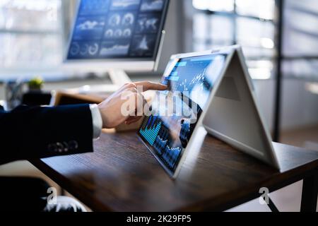 Business Data Analytics-Dashboard Stockfoto
