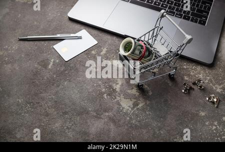 Internet-shopping-Konzept Stockfoto