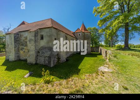 Festung Cuknstejn bei Nove hrady, Südböhmen, Tschechische Republik Stockfoto