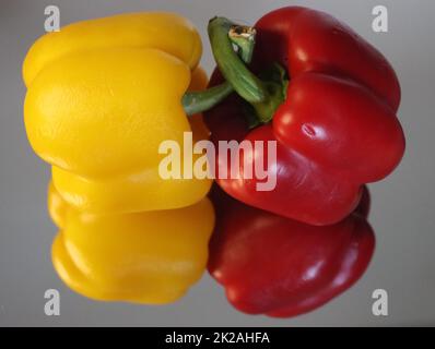 Köstliche Paprika von hellen Farben natürliches Aroma Balance anders Stockfoto