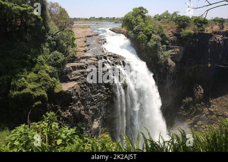 Viktoriafälle. Zimbabwe Stockfoto