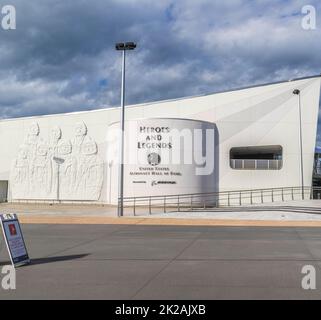 Kennedy Space Center Visitor Complex in Florida. Stockfoto