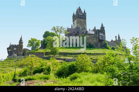 Kaiserliche Burg Cochem Stockfoto